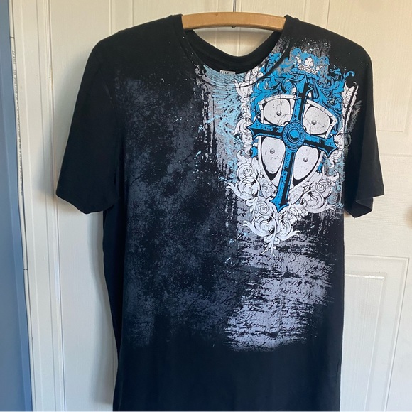 Y2K vintage cross t shirt - Picture 2 of 2